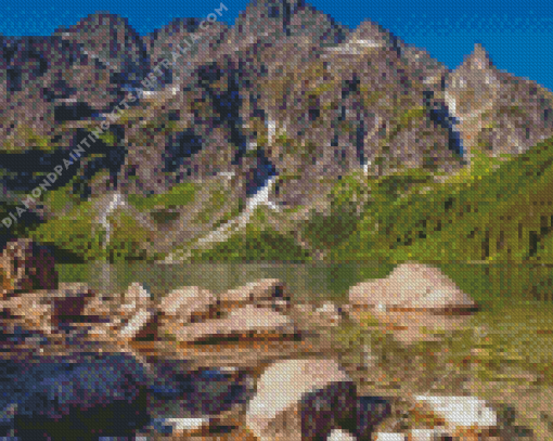 The Morskie Oko Lake Diamond Painting