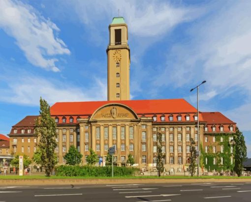 The Rathaus Spandau Berlin Diamond Painting