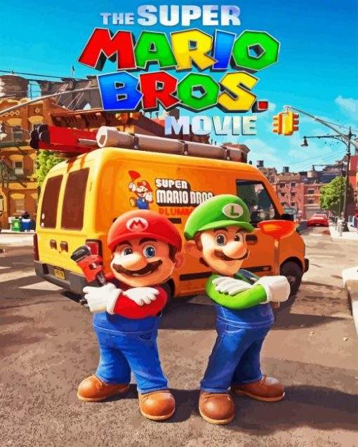 The Super Mario Bros Movie Diamond Painting