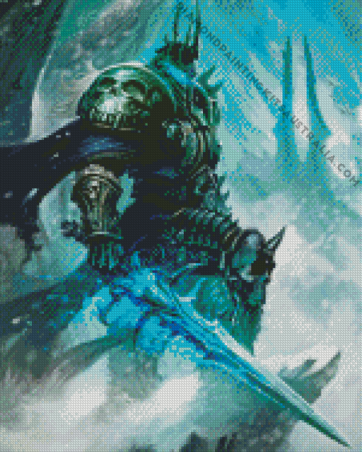 The Lich King Warcraft Diamond Painting