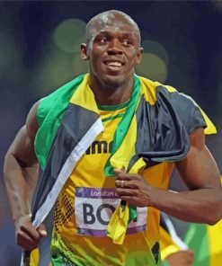 Usain Bolt Runner Diamond Painting