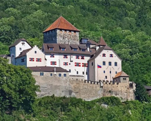 Vaduz Castle Diamond Painting