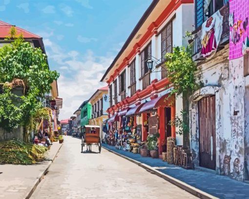 Vigan City In Philippines Diamond Painting