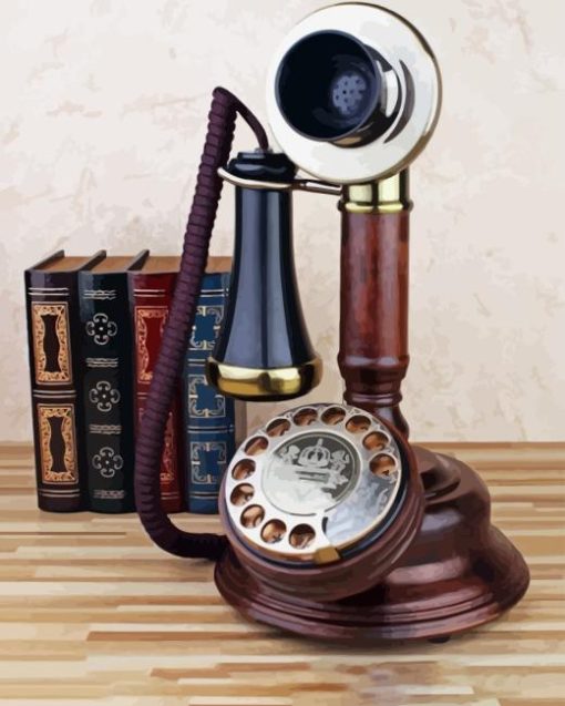 Vintage Phone Diamond Painting