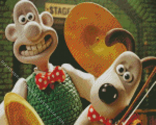 Wallace And Gromit Movie Diamond Painting