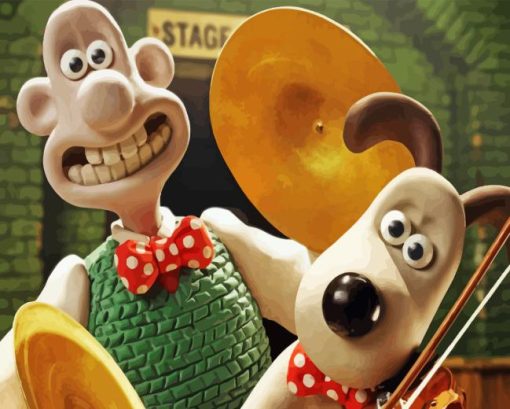 Wallace And Gromit Movie Diamond Painting