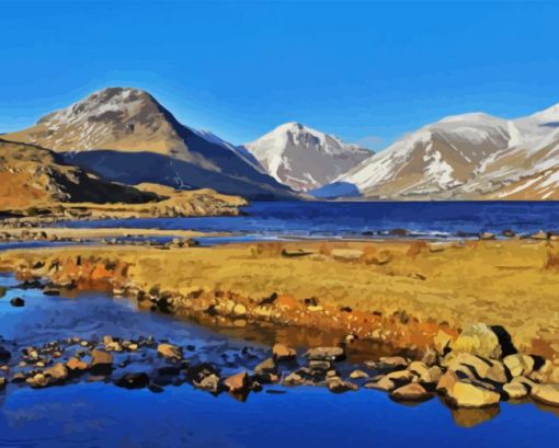 Wast Water Lake Diamond Painting