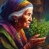 Wise Old Woman Diamond Painting