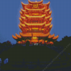 Yellow Crane Tower China Diamond Painting