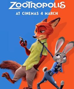 Zootropolis Posters Diamond Painting