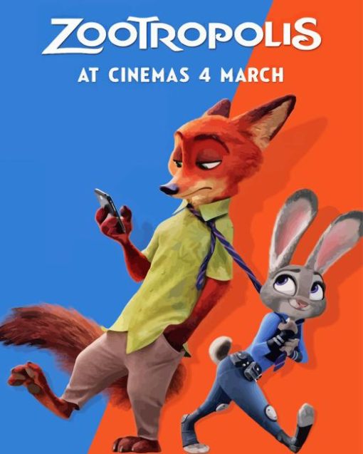 Zootropolis Posters Diamond Painting