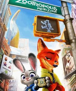 Zootropolis Poster Diamond Painting