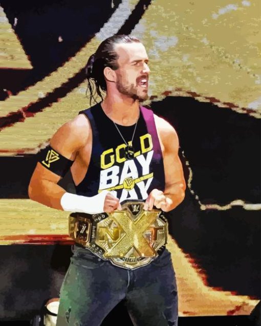 Adam Cole Wrestler Diamond Painting