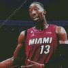 Bam Adebayo Player Diamond Painting