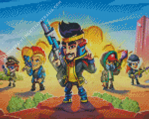 Battle Star Diamond Painting