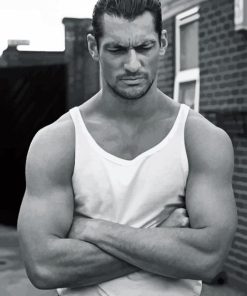 Black And White David Gandy Diamond Painting