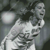 Black And White Alex Morgan Diamond Painting