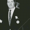 Black And White Jock Stein Diamond Painting