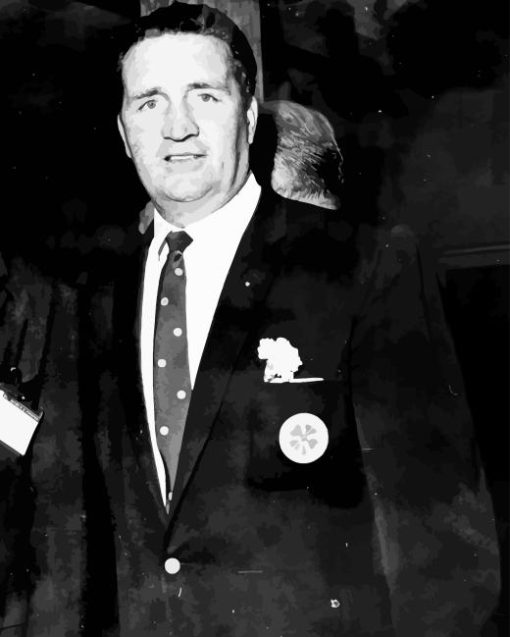 Black And White Jock Stein Diamond Painting