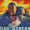 Blue Streak Movie Poster Diamond Painting