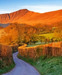 Brecon Beacons In Wales Diamond Painting