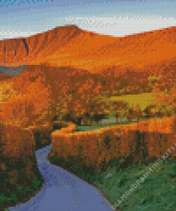 Brecon Beacons In Wales Diamond Painting