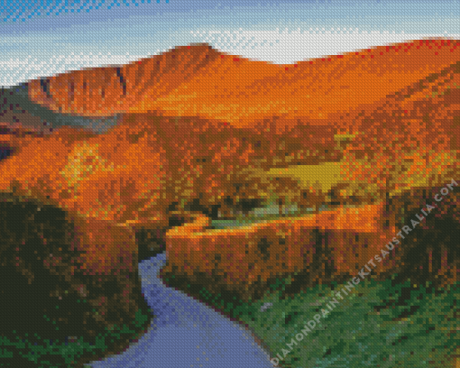 Brecon Beacons In Wales Diamond Painting