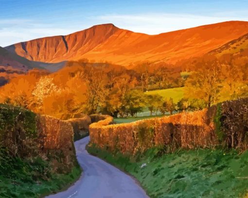 Brecon Beacons In Wales Diamond Painting