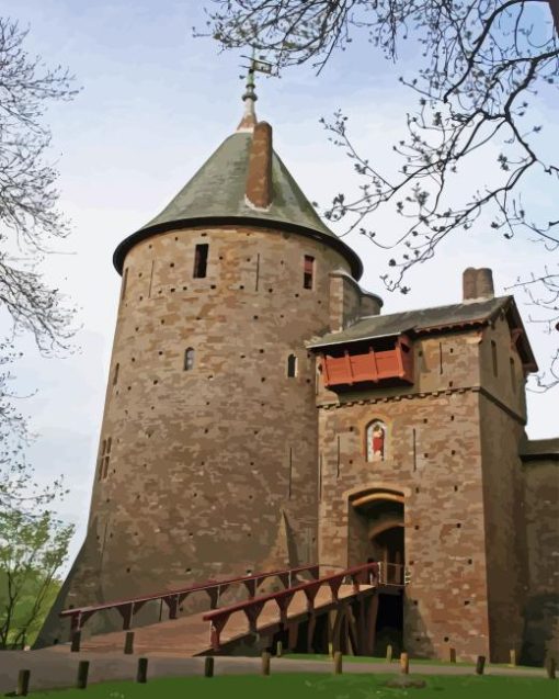 Castell Coch Cardiff Diamond Painting