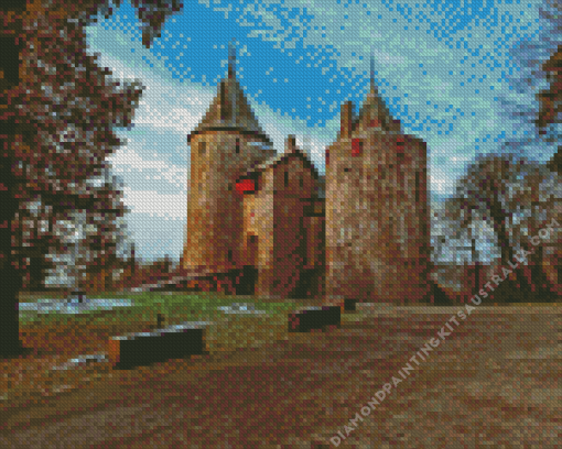 Castell Coch In Cardiff Diamond Painting