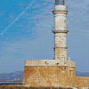 Chania Lighthouse Greece Diamond Painting