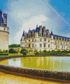 Chenonceau Castle Diamond Painting