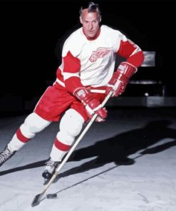 Cool Gordie Howe Diamond Painting