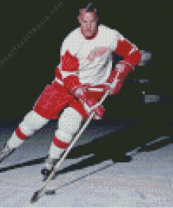 Cool Gordie Howe Diamond Painting