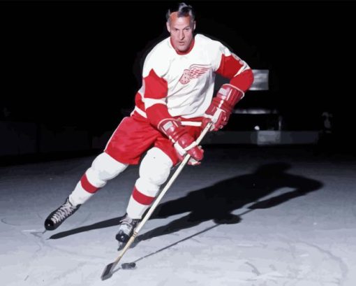 Cool Gordie Howe Diamond Painting