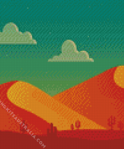 Desert Illustration Diamond Painting