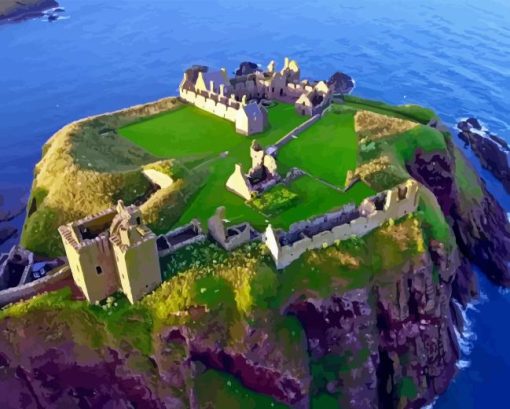 Dunnottar Castle Diamond Painting