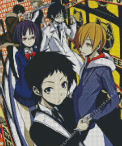 Durarara Characters Diamond Painting