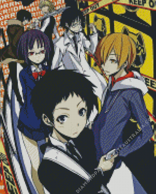 Durarara Characters Diamond Painting