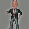 Frank Drebin Caricature Diamond Painting