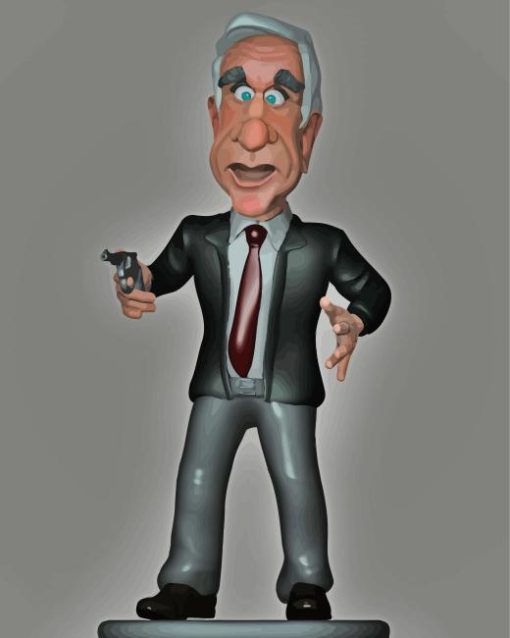 Frank Drebin Caricature Diamond Painting