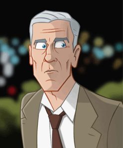 Frank Drebin Character Diamond Painting