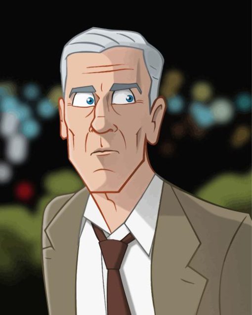 Frank Drebin Character Diamond Painting