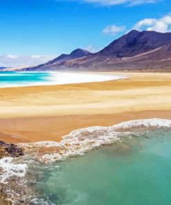 Fuerteventura Beach Diamond Painting