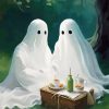 Ghost Couple Having Picnic Diamond Painting