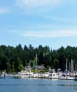 Gig Harbor City Diamond Painting