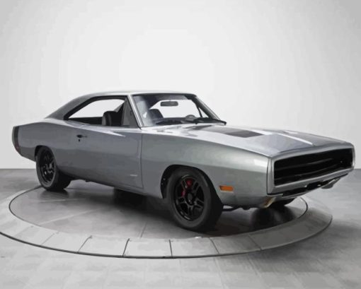 Grey Charger Rt 1970 Diamond Painting