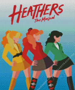 Heathers The Musical Illustration Diamond Painting