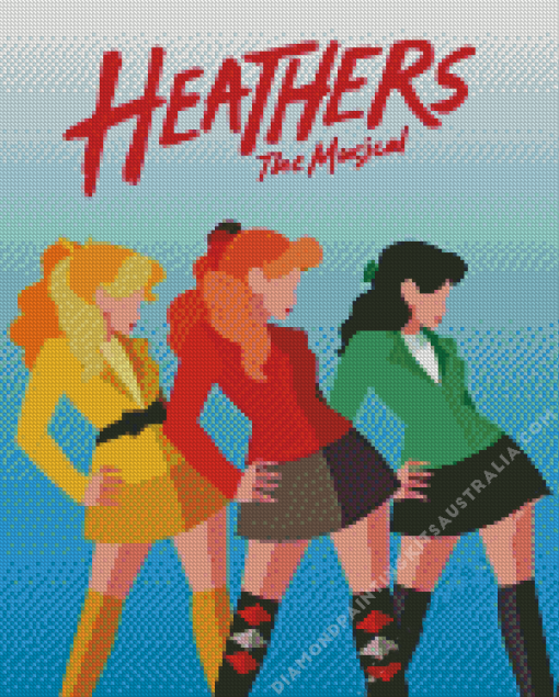 Heathers The Musical Illustration Diamond Painting