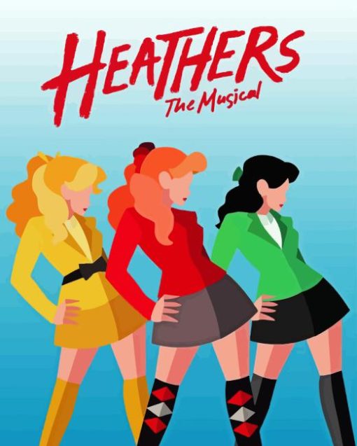 Heathers The Musical Illustration Diamond Painting